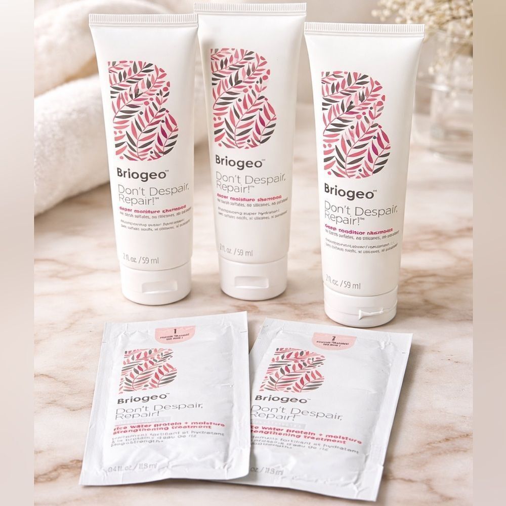 Briogeo Don't Despair, Repair! Hair Care Set - White and Red
